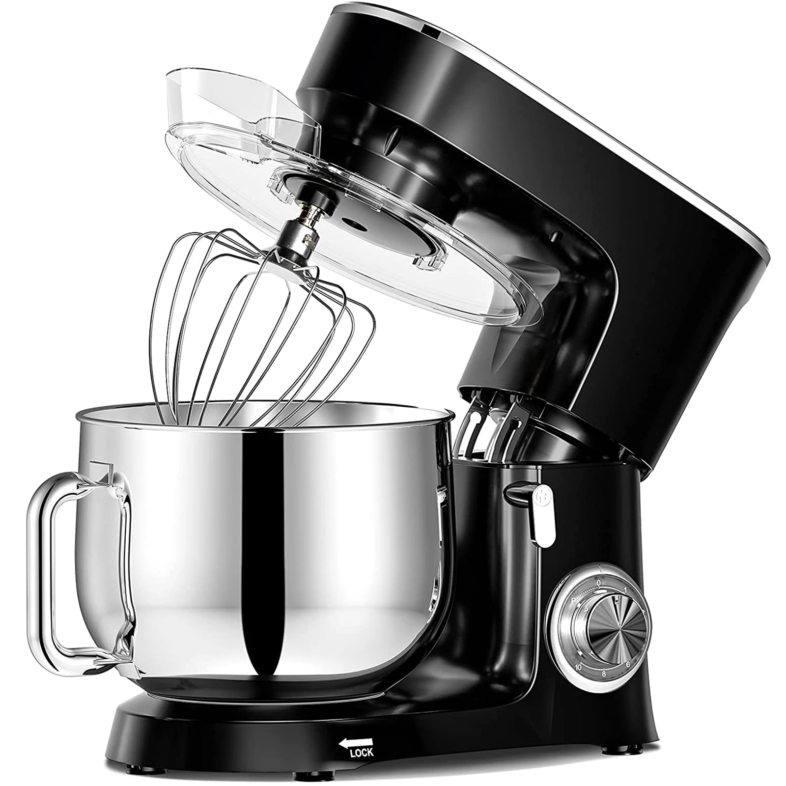 Servizio Personalizzato Professionale Cucina Planetaria Elettrica 6.5L 7L 8L 10L Ciotola In Acciaio Inossidabile Home Batedeira Stand Food Mixer