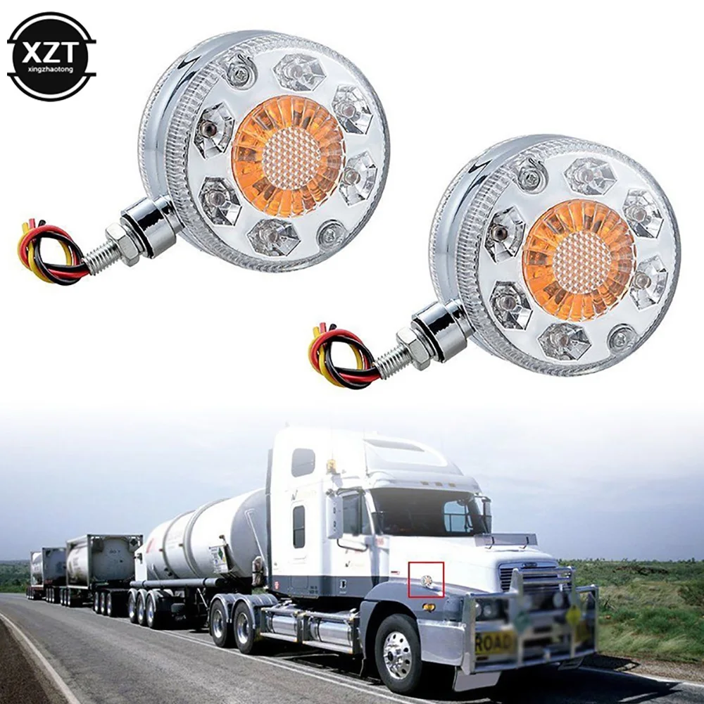 Indicatori Di Direzione A Doppia Faccia 12-24V Luci Sul Tetto Super Luminose 24 Lampada A Vita A Led Fanale Posteriore Laterale Per Trattore Pickup Ca