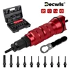 Metric+Imperial Thread Electric Rivet Nut Gun Adapter,Home Insert Nut Riveting Tool,Industrial Grade Alloy Riveting Tools 1