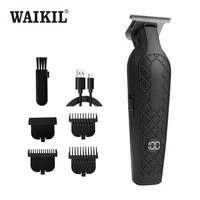 WAIKIL Professional Men's Electric Hair Clipper Cordless Head Electric Scissor USB Charging Digital Hair Trimmer Styling tools 1