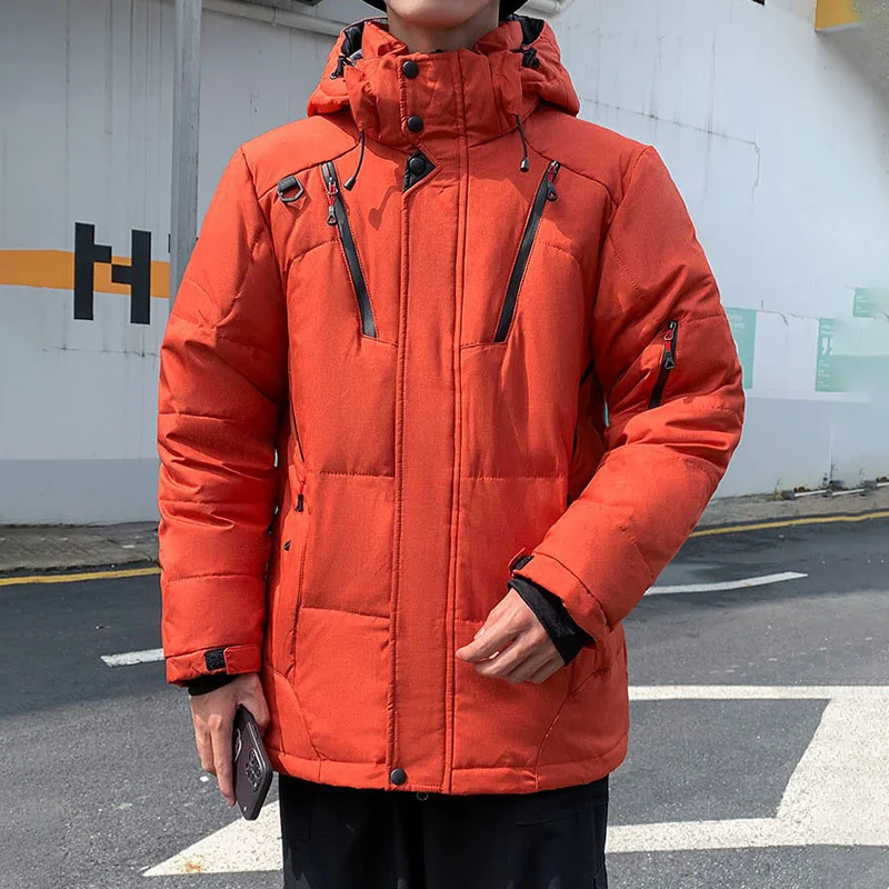 Trench Coat Cardigan Oversize Winter Jacket Bomber Cold Outdoor Baseball Trekking Mountaineering Heating Military