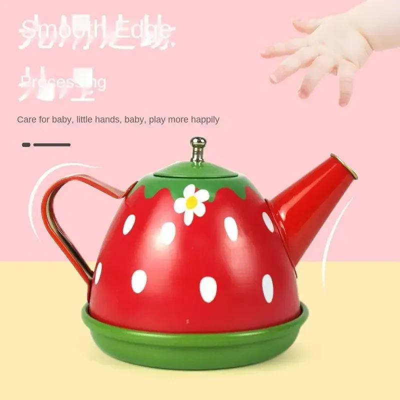 Play House Tea Set Kitchen Toy Boy Girl Cooking Kitchen Utensils Tableware Baby Early Education Toy Game Children Baby