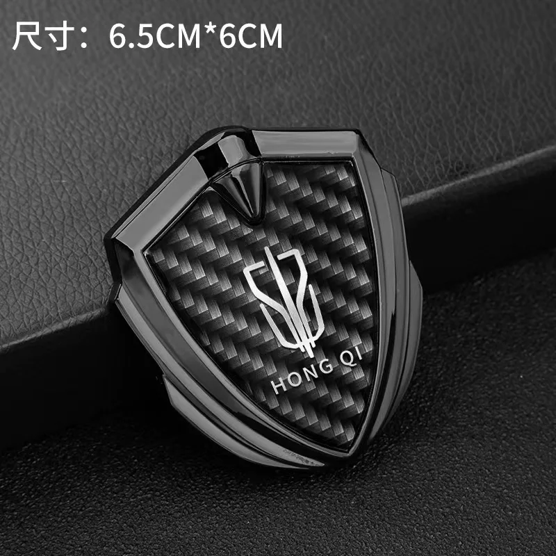 

For hongqi h5 accessories special metal 3D car emblem sticker For Hongqi HS5 H5 H7 H9 HS7 side sticker rear trunk sticker