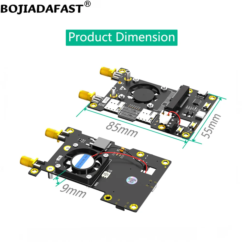 Cartão Adaptador sem Fio para Raspberry pi Módulo de Modem Gsm Slot Nano Duplo Slot Sim Antenas Mini Pci-e Pci-e 4g 3g Lte Raspberry pi b + - Imagem 3