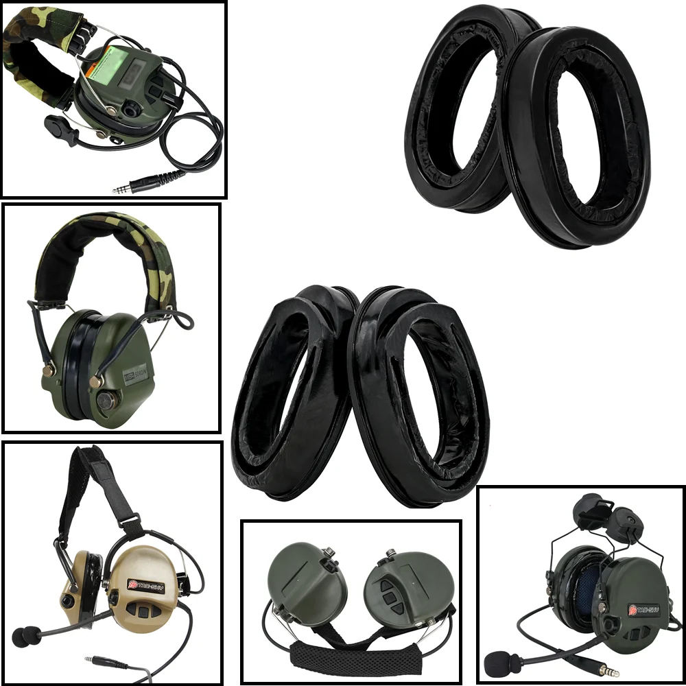 TacticalHeadsetSiliconeEarPadsforMSASordinTacticalHeadset