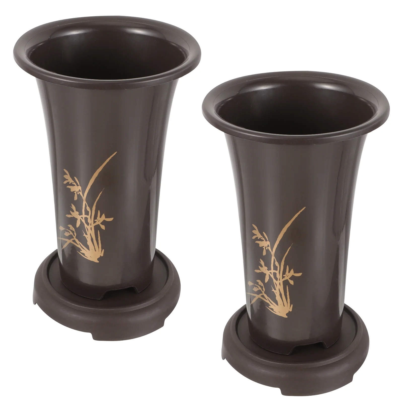 

2 Sets Plant Orchid Pot Flower Pots for Indoor Plants Planting Plastic Household Planter