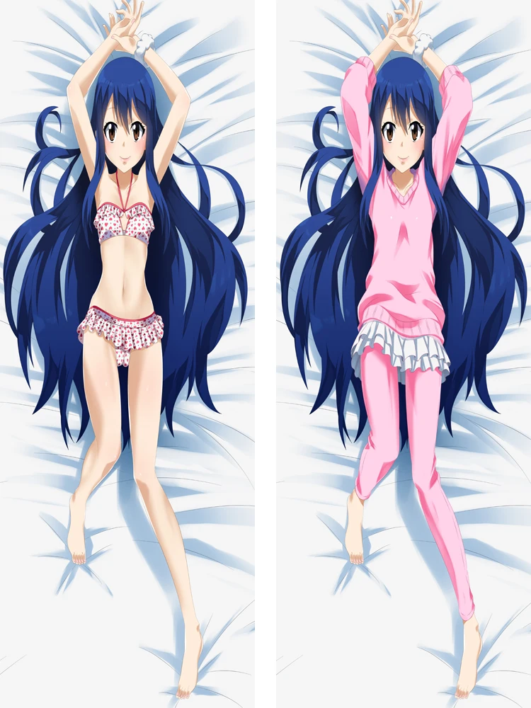 Wendy Marvell Anime Dakimakura Pillowcase Double-sided Print Customized Hugging Body Decorative Pillow Cover Case Dropshipping 3