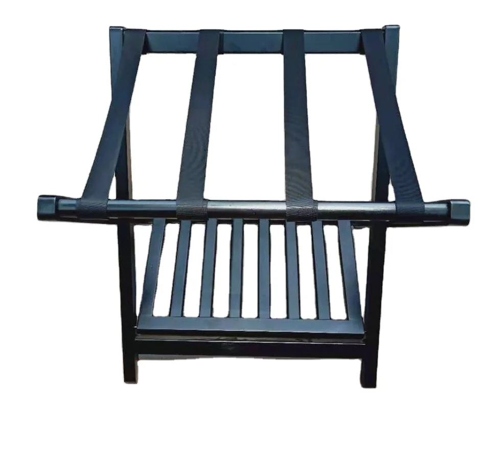 

bamboo black folding hotel luggage rack wood suitcase stand bamboo luggage rack