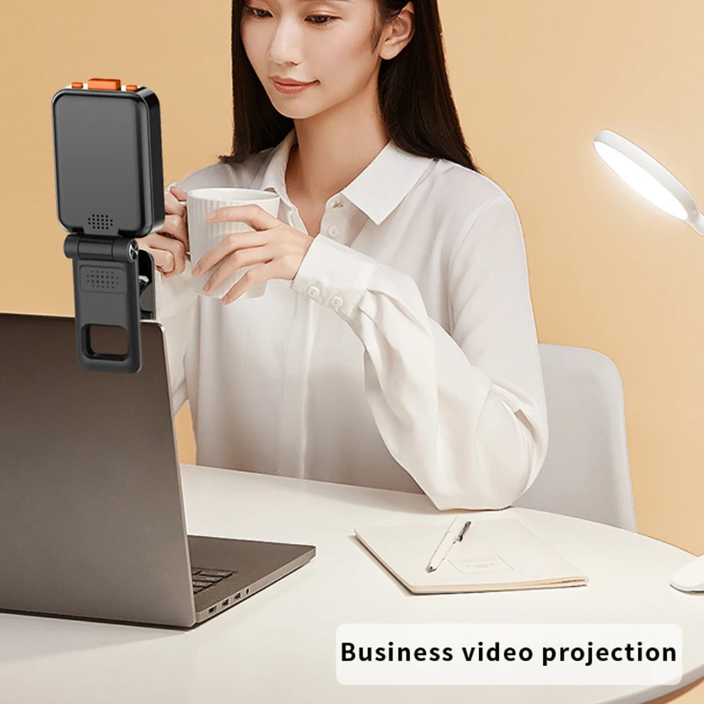 Mini Same Screen With Sound Selfie Device Vlog Monitor Wireless Screen Sharing Device With Clip Projection Remote Photography