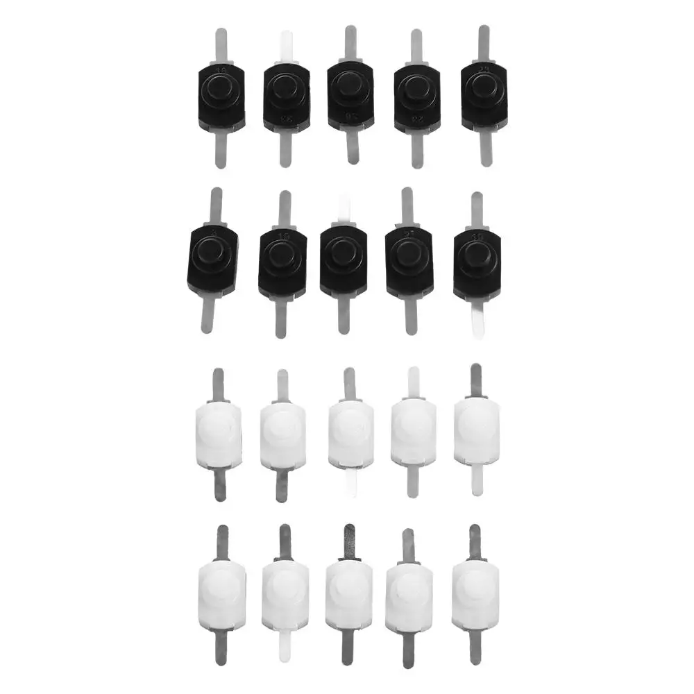 

2Pins 12*8MM for Electric Torch 1208YD Switch Self Locking Torch Control Switch Button Switch Push-Button Switch On Off Swtich