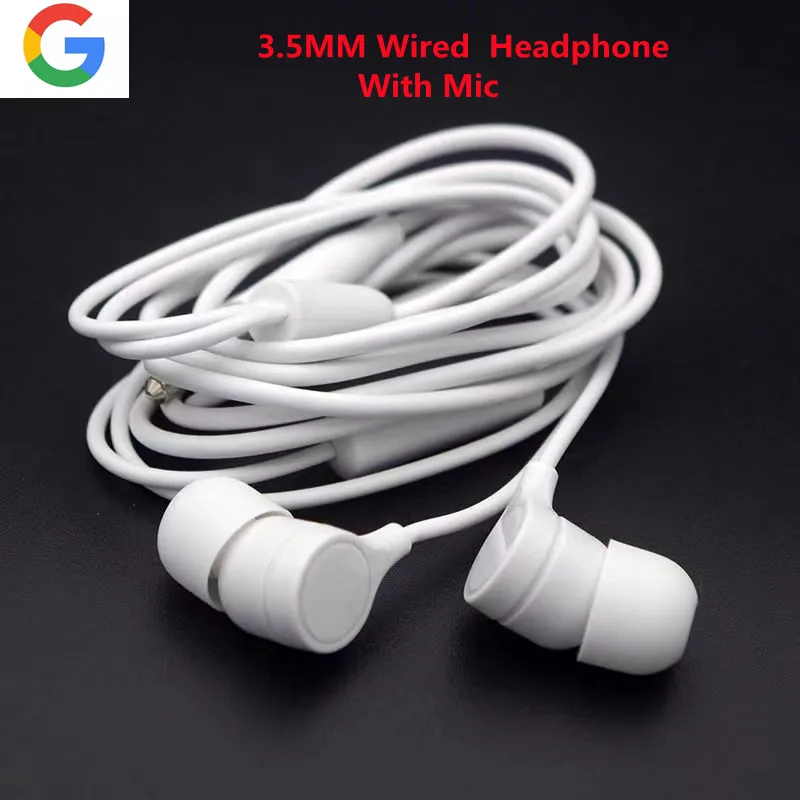 For Google Earphone HD HIFI Wired In-Ear Headphone With Mic