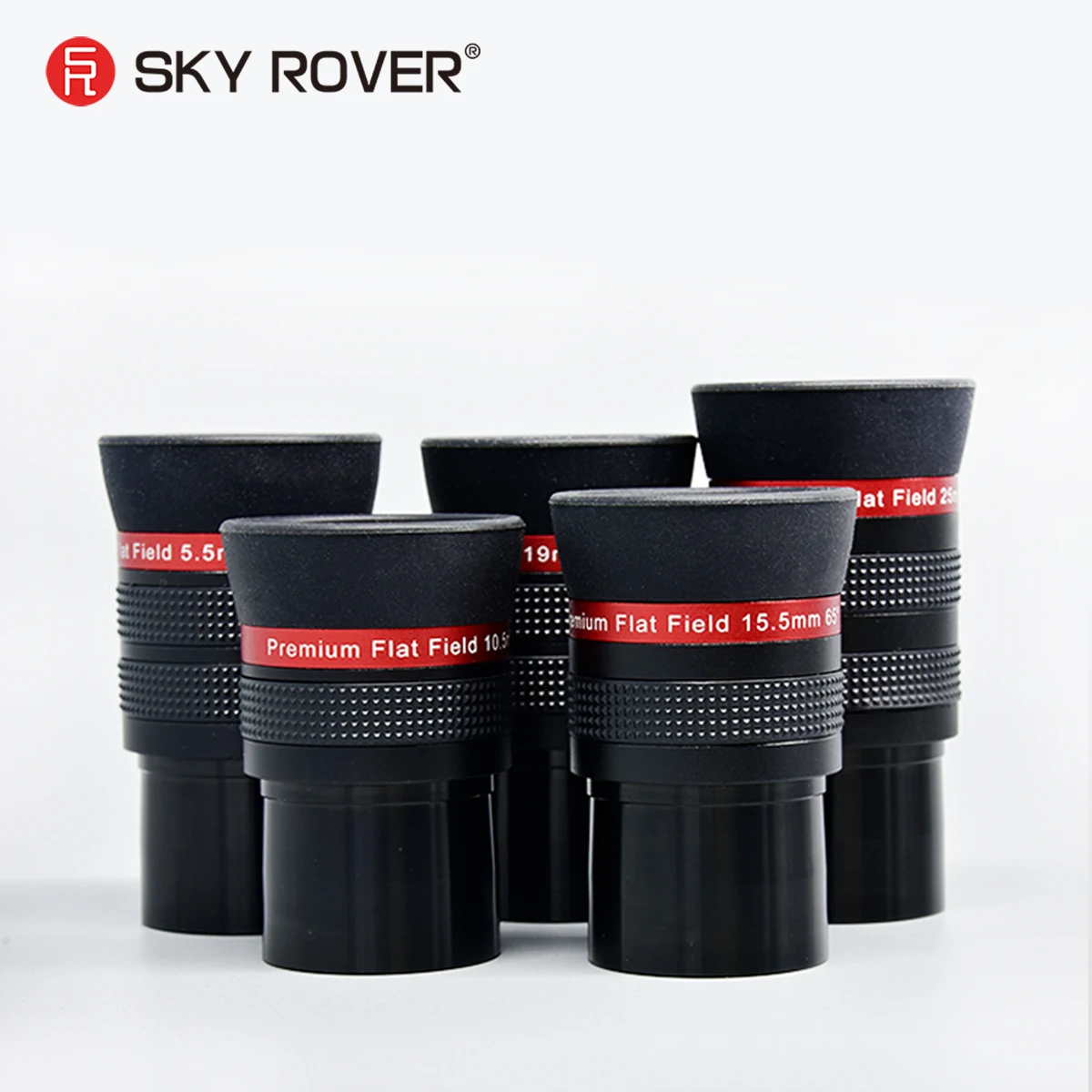 

SKY ROVER 5.5mm/10.5mm/15.5mm/19mm/25mm 2pcs Premium Flat Field Astronomy Accessory Stargazing 1.25-inches Eyepieces