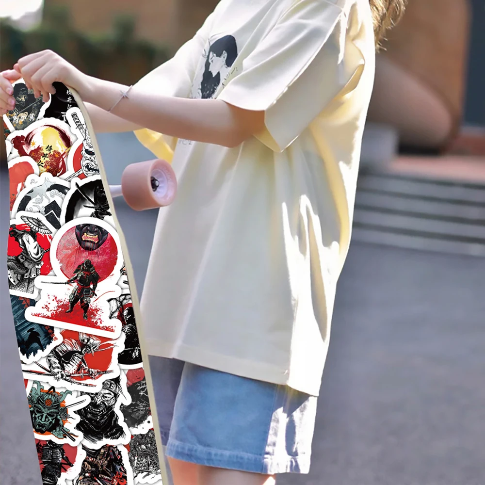 Cartoon Stickers Decorative Stickers Colorful Stickers 10/30/50PCS Ghost of Tsushima Sticker