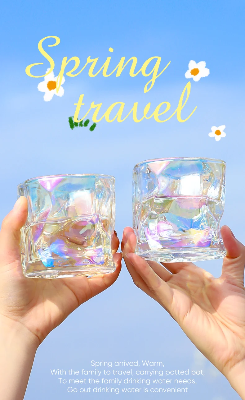 Shining Crystal Old Fashioned Tumblers 280Ml Capacity Set Of 4