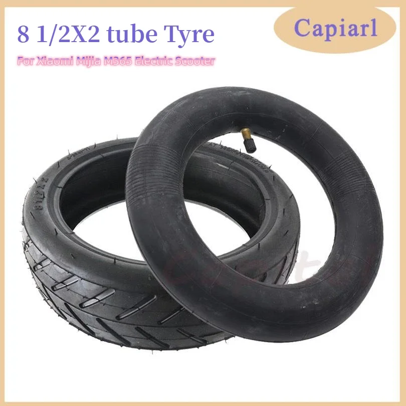 Electric Scooter Tire 8 1/2x2 Inner outer Tyre 8.5x2 Inner Camera Straight Valve Xiaomi Mijia M365 Electric Scooter Accessories