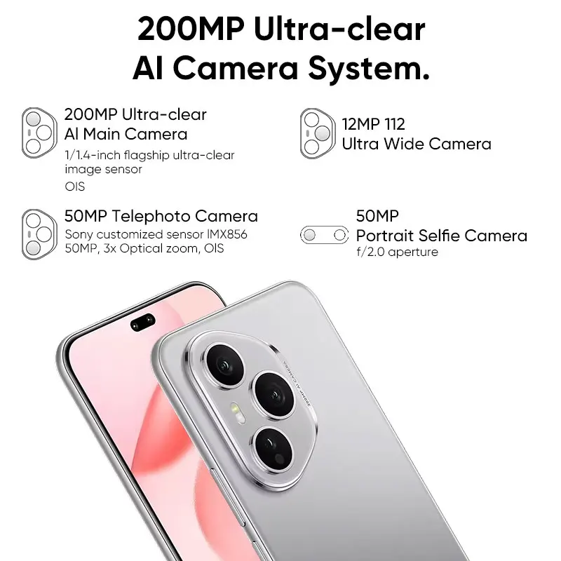 HONOR 400 Pro Global Version 5G Smartphone Snapdragon 8 Gen 3 6.7