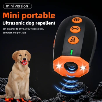 Dog Deterrent Device Ultrasonic, 328FT Long Range, Waterproof with Flashlight, Repellent for Large Medium Small Dogs