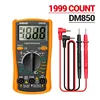 DM850 Professional Digital Multimeter 1999 Auto AC/DC Votage Tester Ohm Current Ammeter Test Probe Professional Detector Tool 1