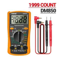 DM850 Professional Digital Multimeter 1999 Auto AC/DC Votage Tester Ohm Current Ammeter Test Probe Professional Detector Tool 1
