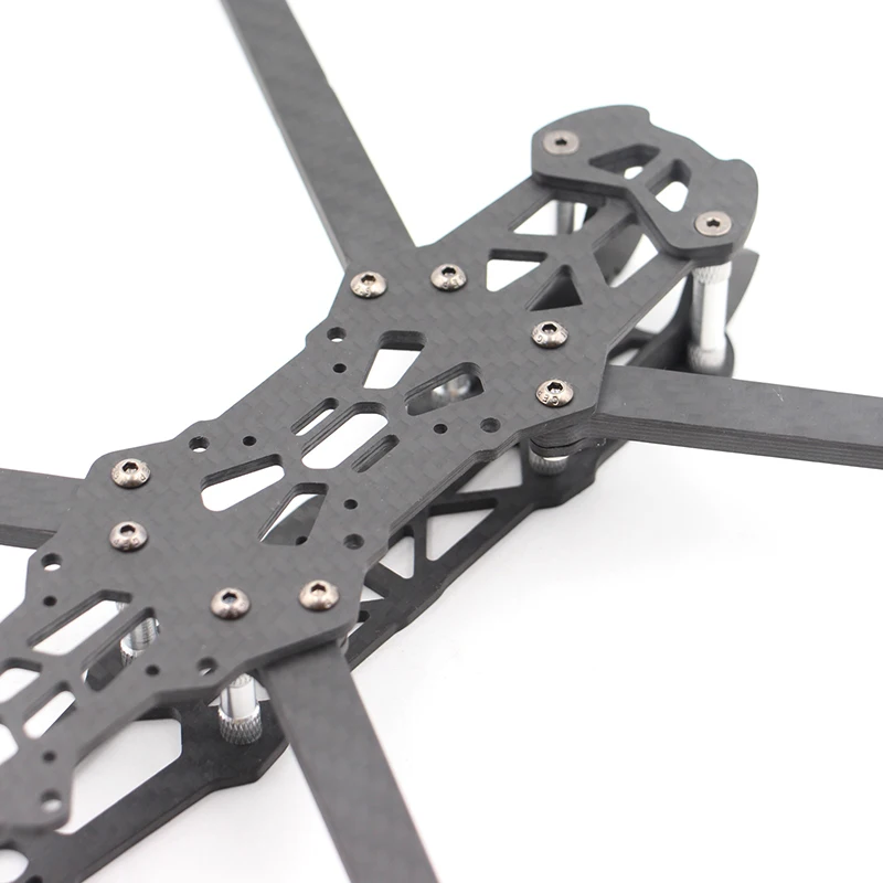 S2a0fec1e3a4f48d48ea1cf27d652e5f6C Mark4 7inch 295mm with 5mm Arm Quadcopter Frame kit 3K Carbon Fiber 7'' for FPV Racing Drone Quadcopter Freestyle DIY parts