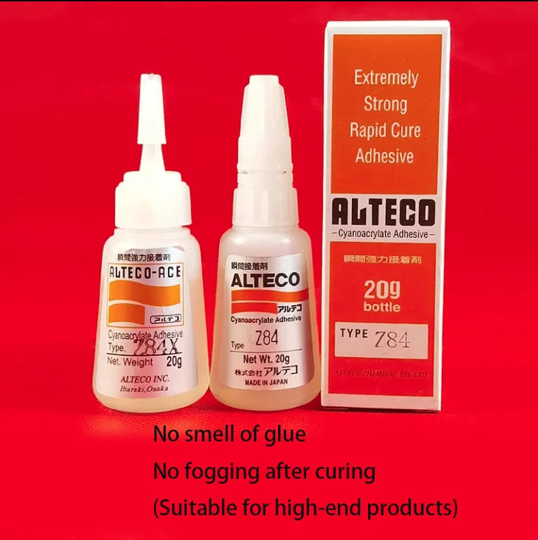 Alteco Z114 Z84X 접착제, 금속 고무 송진, 아크릴 가죽, 세라믹 스톤, 크리스탈 유리, PC, ABS 섬유, 기타 재료 본딩