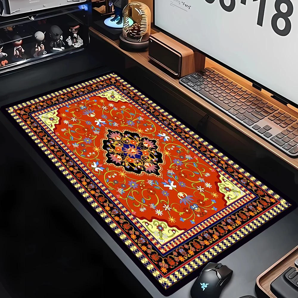 Luxury XXL Persian-Style Desk Mat - Premium Large Office Mouse Pad and Gaming Surface