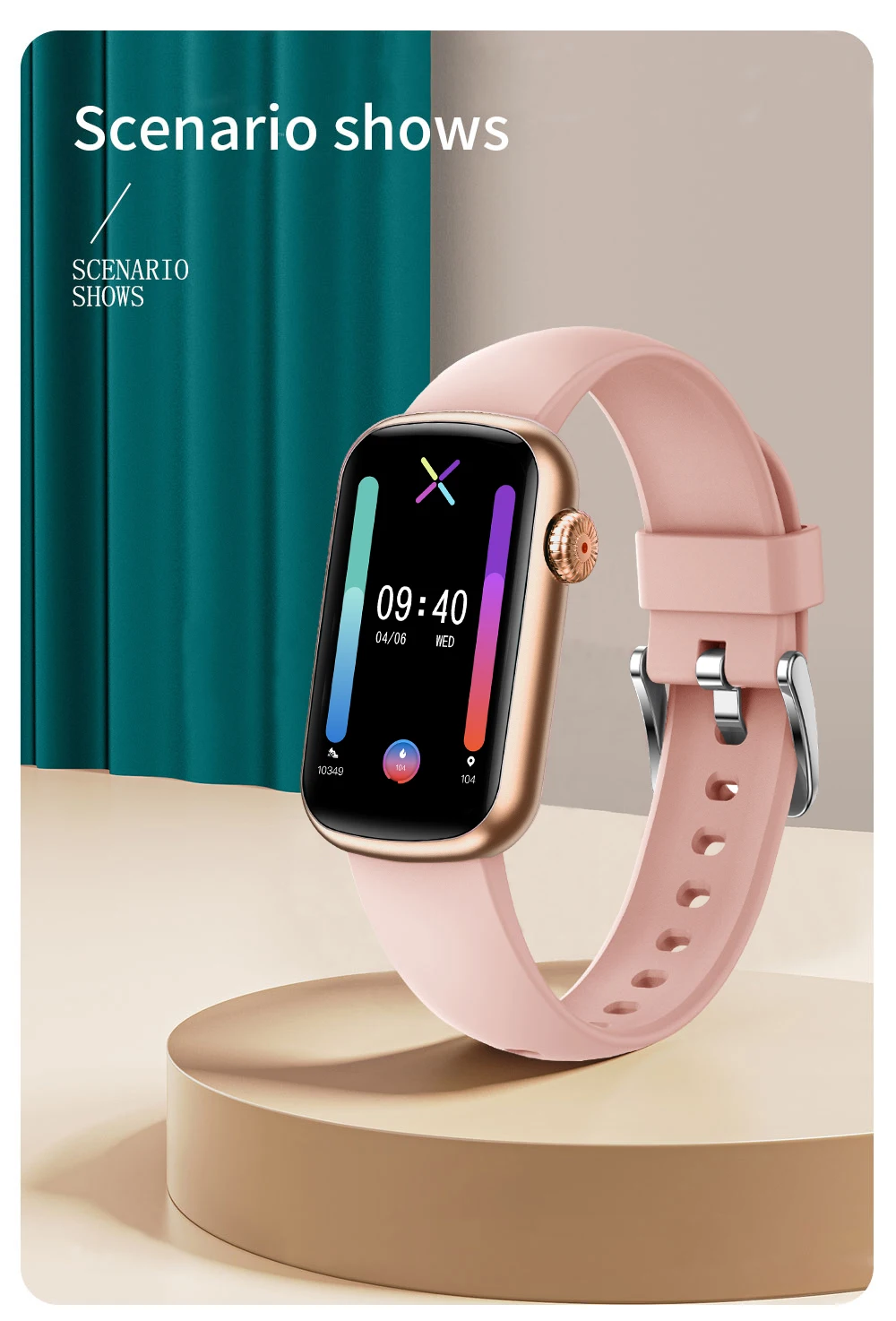 HM08 Smart Bracelet Watch Women Lady Smartwatch Heart Rate  Blood Pressure Monitor Sport Fitness Tracker Girl Gift Smartwrist