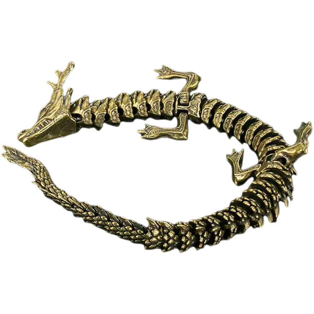 

Copper Dragon Statue Desktop Decorative Dragon Statue Dragon Sculpture Craft Decor