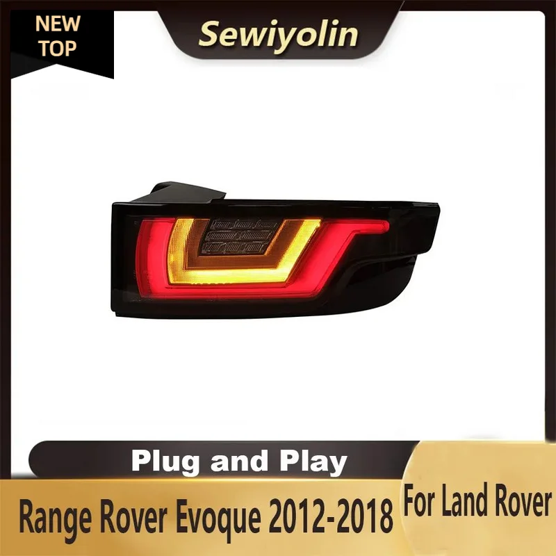 

Автозапчасти для Land Rover Range Rover Evoque 2012-2018, автомобильная анимация, технические фонари для прицепа, Задний сигнал DRL, подключи и работай