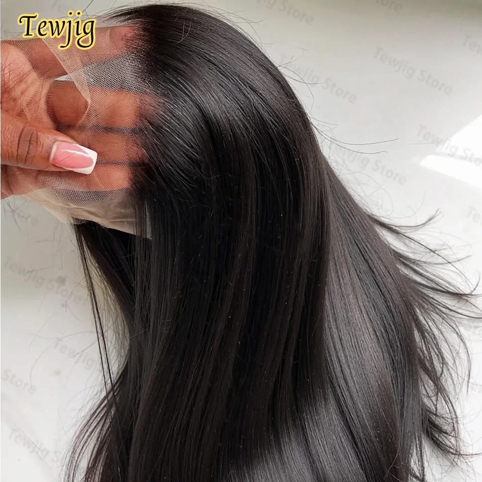 Densité 30 40 pouces 13x6 13x4 HD dentelle avant perruques de cheveux humains brésilien droite HD dentelle frontale perruque 13x6 perruque de cheveux bruts pour les femmes