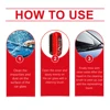 New Selling Car Glass Oil Film Cleaning Brush Oil Removal Stain Removal Rainproof Anti-fog Rearview Mirror Cleaner Sponge Cloth 6