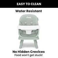 6-in-1 Convertible High Chair for Babies and Toddlers, Converts to Stool, Booster Seat, Table and More in Sage Green 3