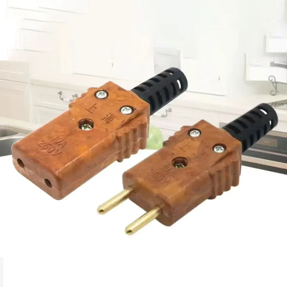 

40A 10A 250V Copper Core Bakelite Plug for Moving Head Light Stage Beam Projector Female Male Connector