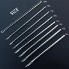 Blue Genie 10/100pcs Body Piercing Needles 14G 16G 18G Stainless Steel Disposable Ear Nose Navel Nipple Lip Piercing Needle 5