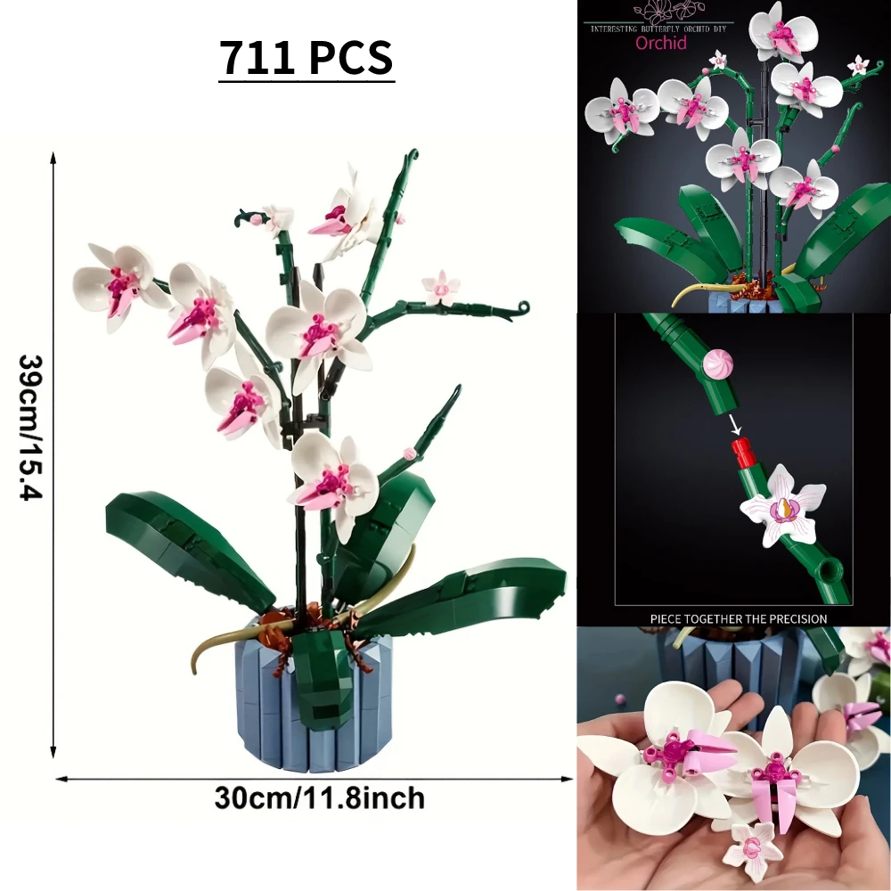 Kwiatki z klocków Orchidea za $9.82 / ~40zł