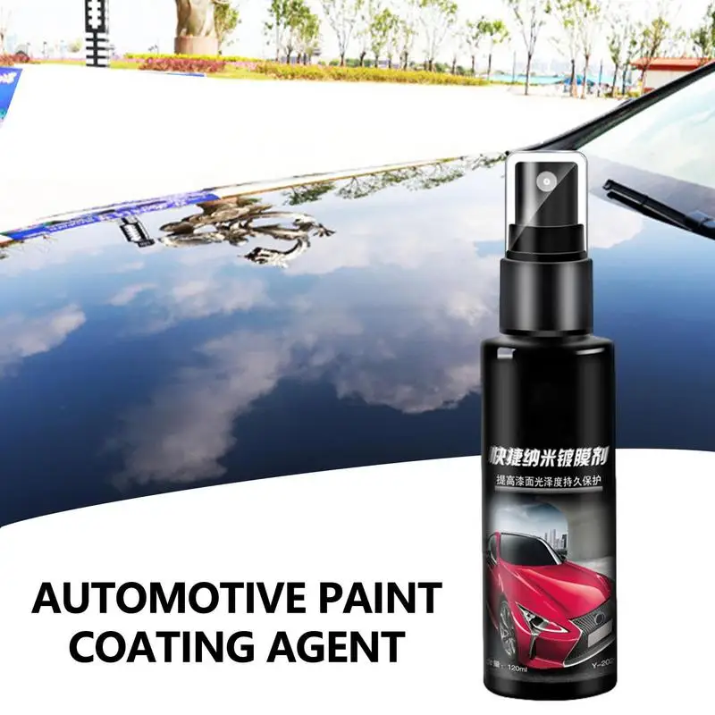 Car Coating Agent Spray High Gloss Paint Protection 4.05oz Car Restorer Spray Fluid Quick Hydrophobic Ceramic Car Accessories