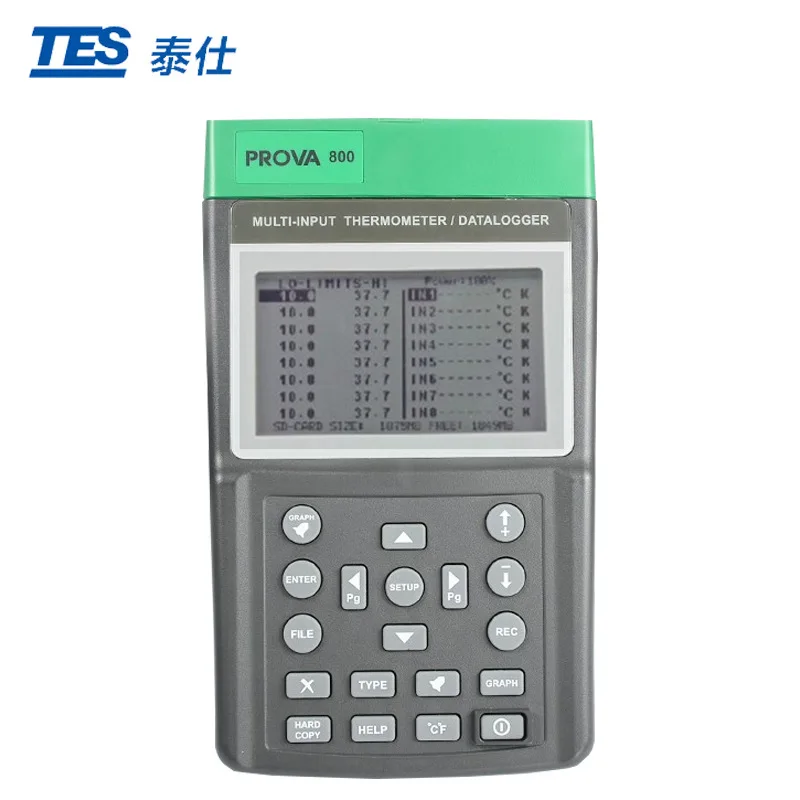 

Taishi PROVA-800/830 Eight-channel Temperature Recorder Digital Thermometer