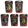 Five Nights Security Breach FNAF Game Action Figures Bear Midnight Harem Movable Joint Detachable Model Doll Toy Gift for Kids
