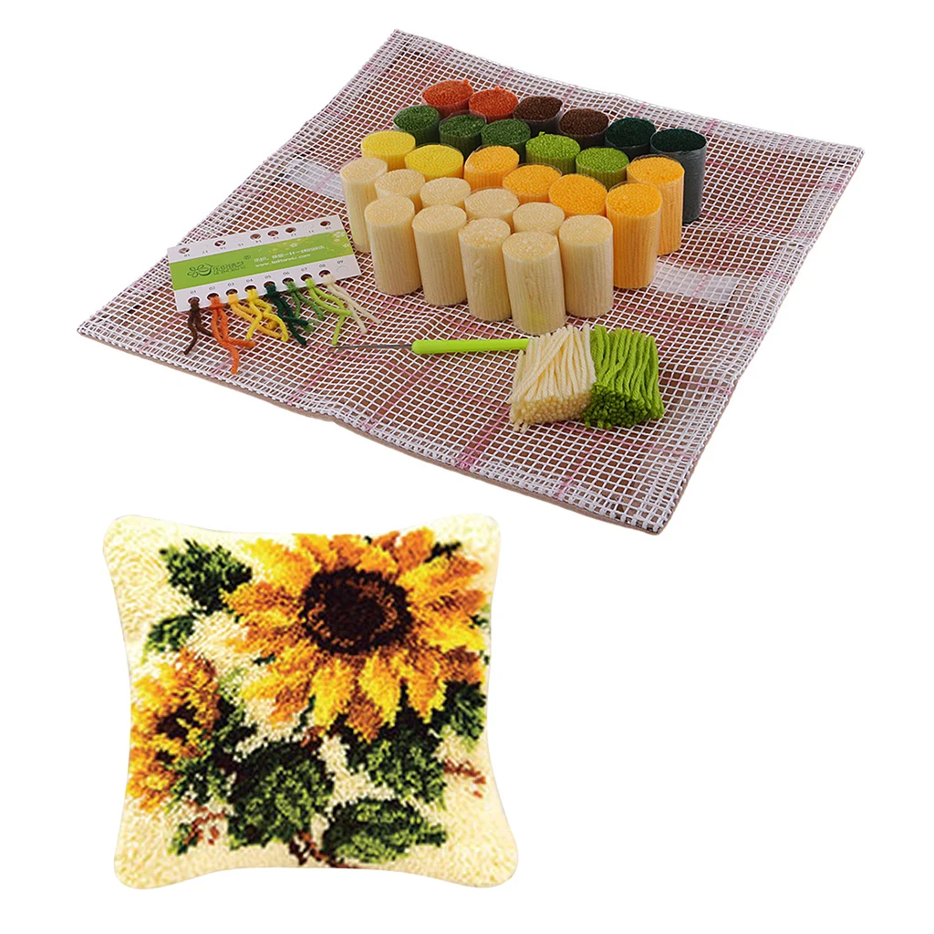 Latch Hook Pillow Kit 4