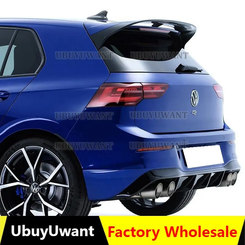 New Design 2020 To Up For Volkswagen Vw Golf 8 Mk8 Ⅷ R Gti Gtd Gte R-Line Spoiler Rear Window Roof Spoiler High Quality Spoiler