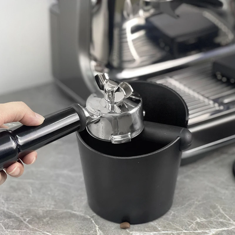 Coffee Knock Box Grind Dump Bin Grounds Container Bucket | Espresso Machine Accessories