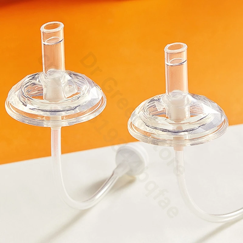 Suitable for pigeon all 5CM wide mouth bottles/straight drinking straw set accessories learning to drink gravity ball straw set