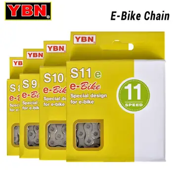 YBN Catena E-Bike 8 9 10 11 12 velocità Velocidade Design speciale 136 catene a maglie 9V 10V 11V 12V per SHINANO Mid-Motor BOSCH E-Bike