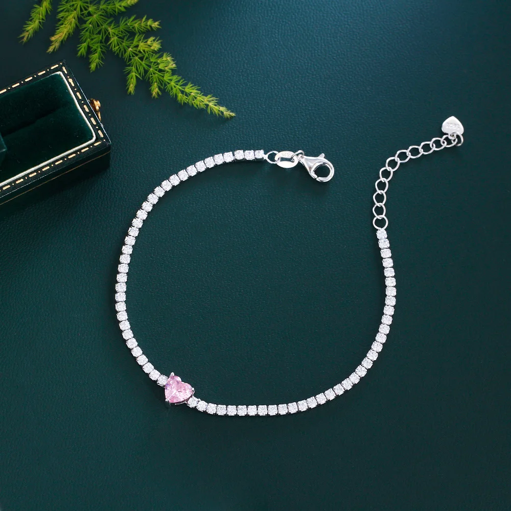 アクセサリー silver combination chain bracelet 925 Silver Box Chain Bracelet
