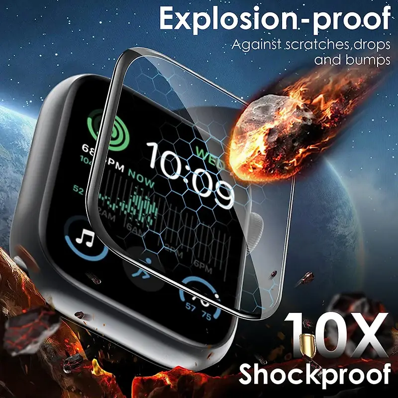 Full Curved Screen Protector For Apple Watch Ultra 3 49MM Not Glass Protective For Iwatch Series 10 11 9 8 7 6 5 SE 46MM 41 45MM - Image 3
