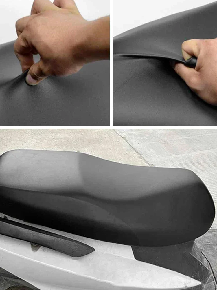 Motorcycle Rain Seat Cover Sunscreen Motorcycle Seat Cover Rainproof Motorbike Scooter Cushion Seat Cover Motorcycle Accessories