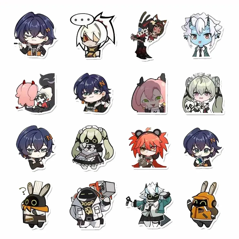 Anime Stickers Cartoon Sticker Cartoon Stickers 10/30/54pcs Cool Billy The Kid Zenless Zone Zero Stickers Alexandrina Sebastiane Ellen Joe Game Sticker Von Lycaon Anime Decal