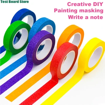 7 rotoli di nastro adesivo colorato, nastro per artisti arcobaleno, nastro di carta artigianale, etichette artigianali, decorazioni fai da te, decorazioni per codifica, insegnamento 1