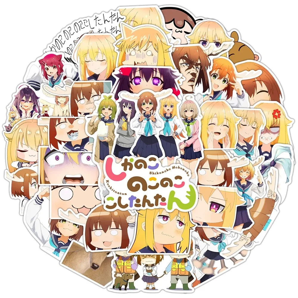 My Deer Friend Nokotan Stickers Kawaii Shikanoko Anime Sticker Scrapbooking Bike Guitar Laptop Girls Koshi cartoon stickers decorative stickers self adhesive stickers anime stickers adhesive stickers decorative labels stickers cartoon sticker 10/30/50pcs