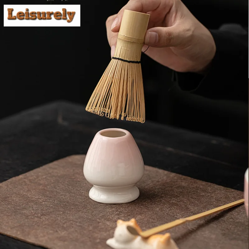 Matcha Eight-piece Set Ceramic Tools Song Dynasty Tea Hundred Play Whisk Stand Bowl Book Powder Sie Drinkware Craft Supplies